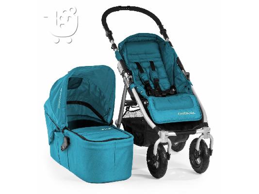 PoulaTo: ΝΕΑ Bumbleride Indie 4 Αστικό All Terrain Καροτσάκι με Κούνια, Aquamarine